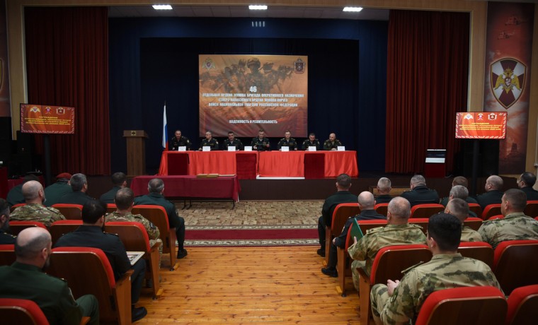 В грозненском соединении Росгвардии подведены итоги служебно-боевой деятельности за 2025 год