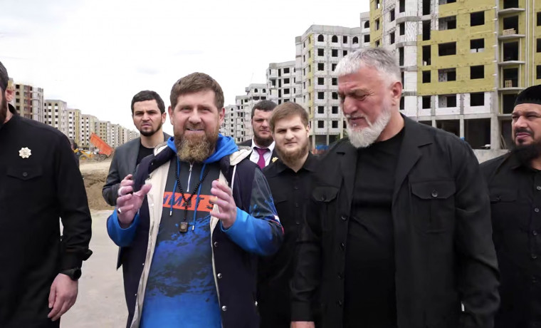 Рамзан Кадыров проверил ход строительства престижного района имени Владимира Путина