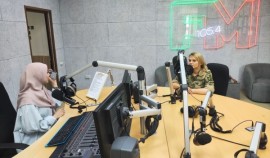 Подполковник Ирина Струговец стала гостем специального радиоэфира на ЧГТРК «Грозный»| грозный, чгтрк