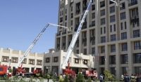 Спасатели провели пожарно-тактические учения в отеле «The Local» в Грозном