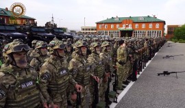 Рамзан Кадыров поздравил с 19-летием Спецполк полиции имени А.-Х. Кадырова