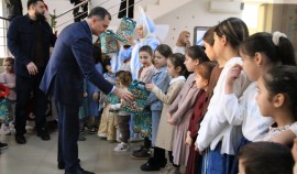 В Грозном «Единая Россия» поздравила детей участников СВО с наступающим Новым годом