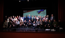 В Грозном прошёл интеллектуально-театральный проект ГГНТУ ко Дню российской науки| грозный, чгтрк