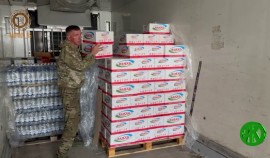 РОФ им. А.-X. Кадырова передал крупную партию продуктов питания для бойцов спецназа «АХМАТ» МО РФ