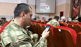 Росгвардейцы приняли участие в акции «Большой этнографический диктант» в Грозном