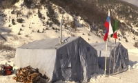 Чеченские спасатели оказывают содействие коллегам из Осетии на Военно-Грузинской дороге