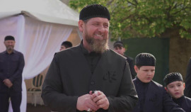 Рамзан Кадыров совершил обряд жертвоприношения в Ахмат-Юрте