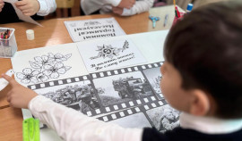 Гелдаганская школа присоединилась к Всероссийской акции «Окна Победы»