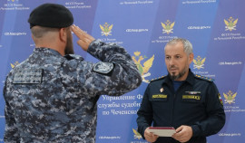 Торжественная церемония награждения сотрудников ФССП по ЧР прошла в преддверии Дня России| грозный, чгтрк