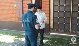 Жителей Гудермеса призвали соблюдать правила пожарной безопасности