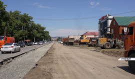 На улице Айдамирова в Грозном ведется реконструкция участка протяженностью более 3 км