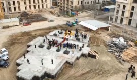 В районе имени В. Путина состоялась церемония закладки капсулы под строительство собора