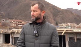 Хож-Бауди Дааев посетил строительную площадку общеобразовательной школы в Итум-Калинском районе