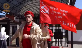 В центре образования им. А.-Х. Кадырова запустили эстафету, посвящённую Победе в ВОВ