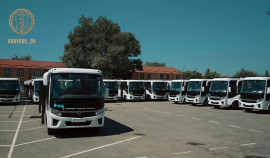 В автопарк Грозного поступило 75 единиц новых автобусов марки ПАЗ Вектор Некст