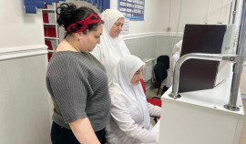 Куратор регионального Центра компетенций посетила детскую поликлинику Курчалоевской ЦРБ