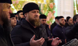 Семья Кадыровых встретила Ид аль-Фитр в родовом селе Ахмат-Юрт