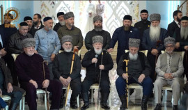 Рамзан Кадыров посетил свадьбу сына потомка Шейха Кунта-Хаджи Кишиева