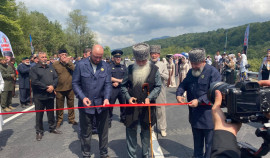 В Веденском районе ЧР торжественно открыли мост через реку Аржи-Ахк