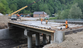 В ЧР в рамках нацпроекта продолжается ремонт моста на 60 км дороги Грозный – Ведено – гр. Дагестана