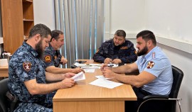 Росгвардия провела проверку подразделения охраны Грозненской ТЭС