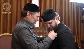Ахмат Кадыров награждён медалью Николая Озерова за заслуги в сфере физической культуры и спорта| грозный, чгтрк