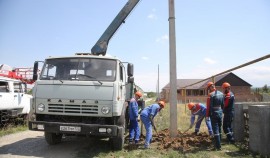 АО «Чеченэнерго»  строит новую ЛЭП в предгорном селе ЧР