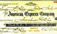 7 июля 1891 года курьерская служба American Express запатентовала первый в истории дорожный чек