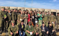 Российские артисты выступили с новогодним концертом на базе Хмеймим