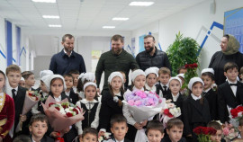 В Шелковском районе Чеченской Республики открылась обновленная школа №3