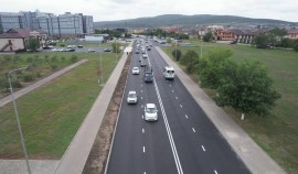 В Байсангуровском районе возобновили движение автотранспорта по обновленной улице Хвойная