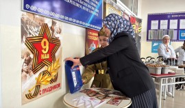 В Чеченской Республике участники «Диктанта Победы» отправили послания бойцам СВО