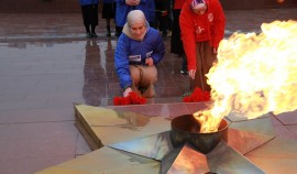 В Грозном почтили память неизвестного солдата