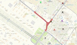 В Грозном с 22 марта перекроют участок улицы Назарбаева| грозный, чгтрк