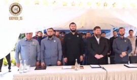 Рамзан Кадыров посетил торжественную линейку в Центре образования имени Ахмата-Хаджи Кадырова