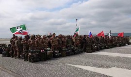 Очередной борт с добровольцами вылетел из аэропорта Грозного в зону СВО| грозный, чгтрк