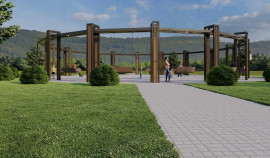 В селе Дышне-Ведено появится новый пешеходный сквер