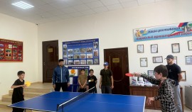 В Шаройском районе прошел турнир по настольному теннису