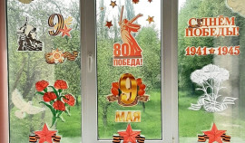 Детский сад «Ирс» принимает участие во Всероссийской патриотической акции «Окна Победы»