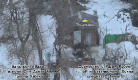Бойцы спецназа «Ахмат» МО РФ уничтожили замаскированные позиции ВСУ на Харьковском направлении