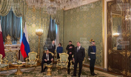 Рамзан Кадыров присутствовал на переговорах Владимира Путина с Эмиром Катара