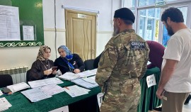 Военнослужащие и сотрудники Росгвардии в ЧР приняли участие в едином дне голосования