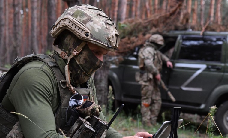 Добровольцы штурмовых отрядов освободили насёленный пункт Красная гора в ДНР