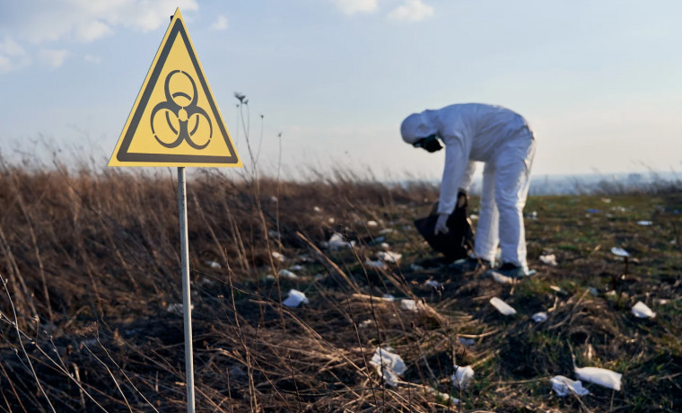 В Ножай-Юртовском районе ликвидирована незаконная свалка биологических отходов