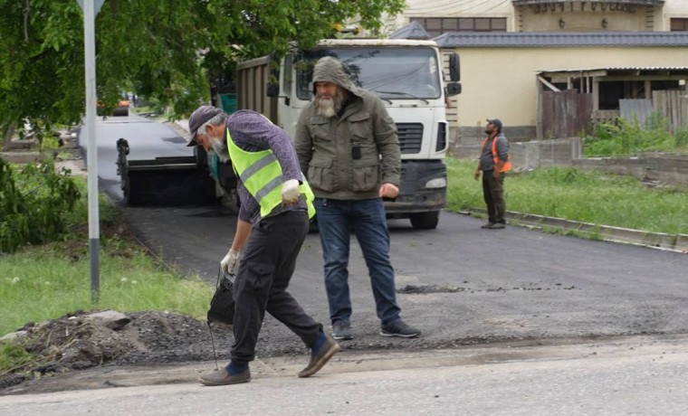 В Грозном продолжается важный этап ремонта улицы Избербашской в рамках нацпроекта