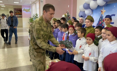 В Чеченской Республике росгвардейцы поддержали акцию «Письмо солдату»