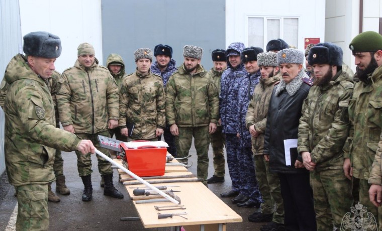 В Управлении Росгвардии по Чеченской Республике начался зимний период обучения