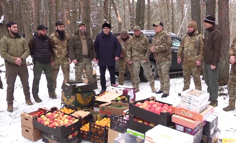 РОФ им. А.-Х. Кадырова передал гуманитарную помощь для бойцов в Брянской области